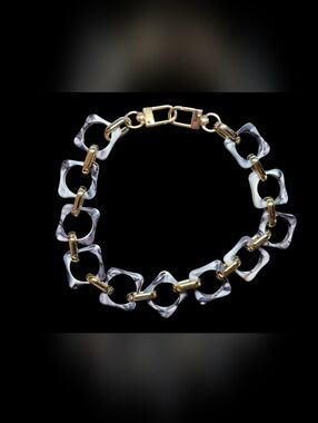 Bold Grey Chunky Chain Link Bag Chain